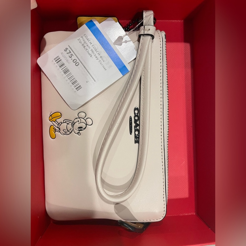 Coach Disney wristlet w/mickey
